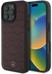 Mercedes MEHCP16X23RWRSR iPhone 16 Pro Max 6.9" czerwony|red hardcase MB Waves Leather