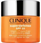 Clinique Superdefense Fatigue + 1St Signs of Age Multi-Correcting Cream for Very Dry to Dry Combination Skin Spf25 30Ml