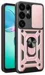 Hybrid Armor Camshield telefoni &uuml;mbris alusega Samsung Galaxy S25 Ultra (S938) roosa (kaamera kaitsega)