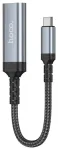 Cable USB C to HDTV conversion cable Hoco 4K 30Hz 0,2 m UA43A metal gray