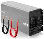 Qoltec puhas siinusinvertor | 12V kuni 230V | 4000/8000W | USB | &Uuml;hildub LiFePO4 GEL AGM-iga