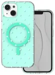 Bubble Dots Mag telefoni &uuml;mbris MagSafe toega iPhone 13 | iPhone 14 roheline