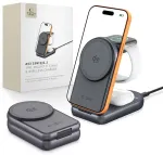 Tech-Protect A53 3-in-1 juhtmevaba laadija | Qi 2.2 | &Uuml;hildub MagSafe'iga | 25W | hall
