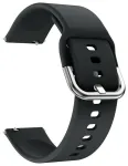 Riff silikoonist kellarihm Samsung Galaxy Watch jaoks, laiusega 20mm, must