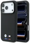 BMW M Quadrille Kevlar Tricolor & Metal Logo telefoni &uuml;mbris MagSafe toega iPhone 18 Pro Max must