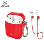 USAMS Etui ochronne do AirPods siliconczerwony|red BH423AP04 (US-BH423)