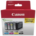 Tindikassettide komplekt Canon PGI-1500 9218B006 must/ts&uuml;aan/magenta/kollane