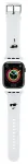 Karl Lagerfeld 3D Rubber Karl&Choupette Heads nutikella rihm Apple Watchile (42/44/45/49 mm) | silikoon | valge