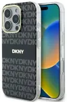 DKNY DKHMP16XHRHSEK iPhone 16 Pro Max 6.9" czarny|black hardcase Repeat Texture Pattern With Stripe