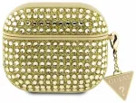 Guess GUA3HDGTPD AirPods 3 cover złoty|gold Rhinestone Triangle Charm