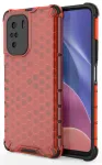 Honeycomb Case armor cover with TPU Bumper for Xiaomi Redmi K40 Pro+ / K40 Pro / K40 / Poco F3 red