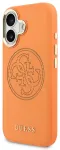 Guess PU Perforated 4G phone case for iPhone 17 orange