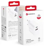 Forcell F-Energy TFK-TC-35WPD reisilaadija | 35W | PD, QC | USB-C, USB-A | valge
