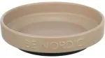 Loomade kauss, keraamiline : Trixie BE NORDIC bowl, flat, ceramic|rubber ring, 0.3 l|&oslash; 16 cm, taupe