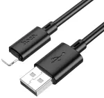 HOCO X88 andmeedastus- ja laadimiskaabel | USB-A kuni Lightning | 12W | 2m | must