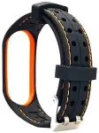 Beline nutikella rihm Xiaomi Mi Band 7 jaoks | silikoonist | must/oranž