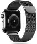 Tech-Protect MilaneseBand nutikella rihm Apple Watch 4/5/6/7/8/9/SE/Ultra 1/2 (42/44/45/49 mm) jaoks | roostevaba teras | must