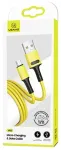 USAMS U52 SJ435USB03 andmeside- ja laadimiskaabel | USB-A kuni Micro USB | 10W | 1m | kollane