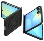Spigen AirSkin Aramid telefoni &uuml;mbris MagSafe toega Samsung Galaxy Z Flip 8 (F776) must