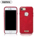 Remax Maso ussinahkse disainiga tagakate iPhone 7 Plus / 8 Plus Punane
