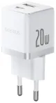 Baseus Palm reisilaadija | 20W | PD, QC | USB-C, USB-A | valge