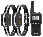 Rojeco PD529 1000m koera dresseerimisrihm 2 rihmaga (must)