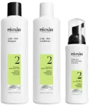 Nioxin System 2 - Kit - Natural Hair Treatment with Advanced Weakening 3 U