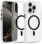 Glossy telefoni &uuml;mbris MagSafe toega iPhone 16 Pro Max must