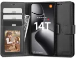 Tech-Protect raamatut&uuml;&uuml;pi telefoni &uuml;mbris Xiaomi 14T must