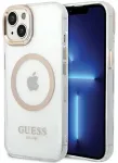 Guess GUHMP15MHTRMD iPhone 15 Plus | 14 Plus 6.7" złoty|gold hard case Metal Outline Magsafe