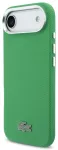 Lacoste Iconic Petit Pique Metal Logo telefoni &uuml;mbris MagSafe toega iPhone 17 Air roheline