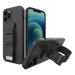 Rope geel&uuml;mbris ketiga k&auml;epaelaga telefoni iPhone 12 Pro Max must