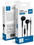 Juhtmega k&otilde;rvaklapid Jack 3,5 mm Blue Star PA-E65 1,2 m mustad