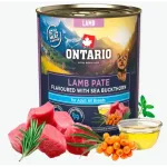 Konservid koertele &ndash; Ontario Adult Lamb Pate Flavoured with Sea Buckthorn, 800 g