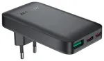 Acefast A100 v&otilde;rgulaadija | 65W | GaN | USB-C, USB-A | must