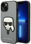 Karl Lagerfeld KLHCP14MSAPKHG iPhone 14 Plus 6,7" h&otilde;bedane k&otilde;va &uuml;mbris Saffiano Karl's Head Patch