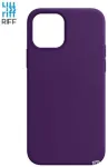 Riff Slim & Soft silikoonist tagakaas pehme siseseinaga Apple iPhone 12 / 12 Pro Purple