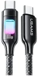 USAMS TC Series SJ750 andmeedastus- ja laadimiskaabel | USB-C kuni USB-C | 100W | 1.2m