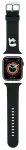 Karl Lagerfeld 3D Rubber Karl Head nutikella rihm Apple Watchile (42/44/45/49 mm) | silikoon | must