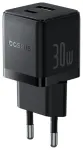 Baseus Palm travel charger | 30W | PD, QC | USB-C, USB-A | black
