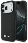 BMW M Quilted Logo telefoni&uuml;mbris MagSafe toega, mudelile iPhone 17 Pro, must