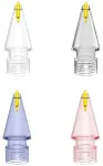 Stylus tips 4smarts Lucid for Apple Pencil 1st gen./2nd gen./USB-C/Pro 4pcs multicolor