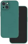 Simple Color Mag telefoni &uuml;mbris MagSafe toega iPhone 16 Plus roheline