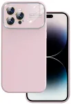 Soft Silicone Lens telefoni &uuml;mbris iPhone 13 Pro roosa