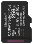 Kingston m&auml;lukaart 256GB micSDXC Canvas Select Plus Gen3 150R A1 Single Pack w/o ADP
