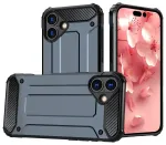 Hybrid Armor telefoni &uuml;mbris iPhone 16 Plus sinine