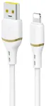 Dudao L25L data transfer and charging cable | USB-A to Lightning | 30W | 1m | white
