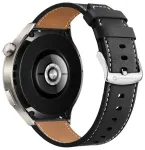 Forcell F-Design FS21 nutikella rihm Samsung Galaxy Watch (20 mm) jaoks | tehisnahk | must