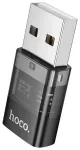 Adapter USB A kuni USB C Hoco UA36C l&auml;bipaistev must