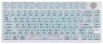Mehaaniline klaviatuur Epomaker HE75 V2 Jade HE Switch valge-kreemjas